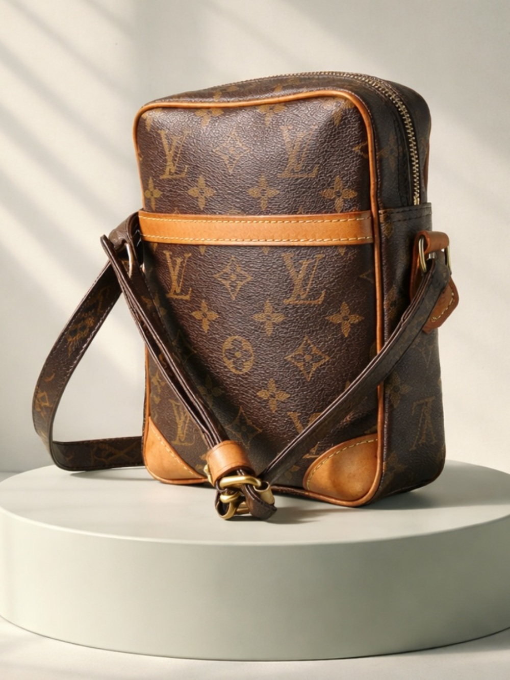 Authentic Louis Vuitton Monogram Danube Crossbody/Shoulder Bag.